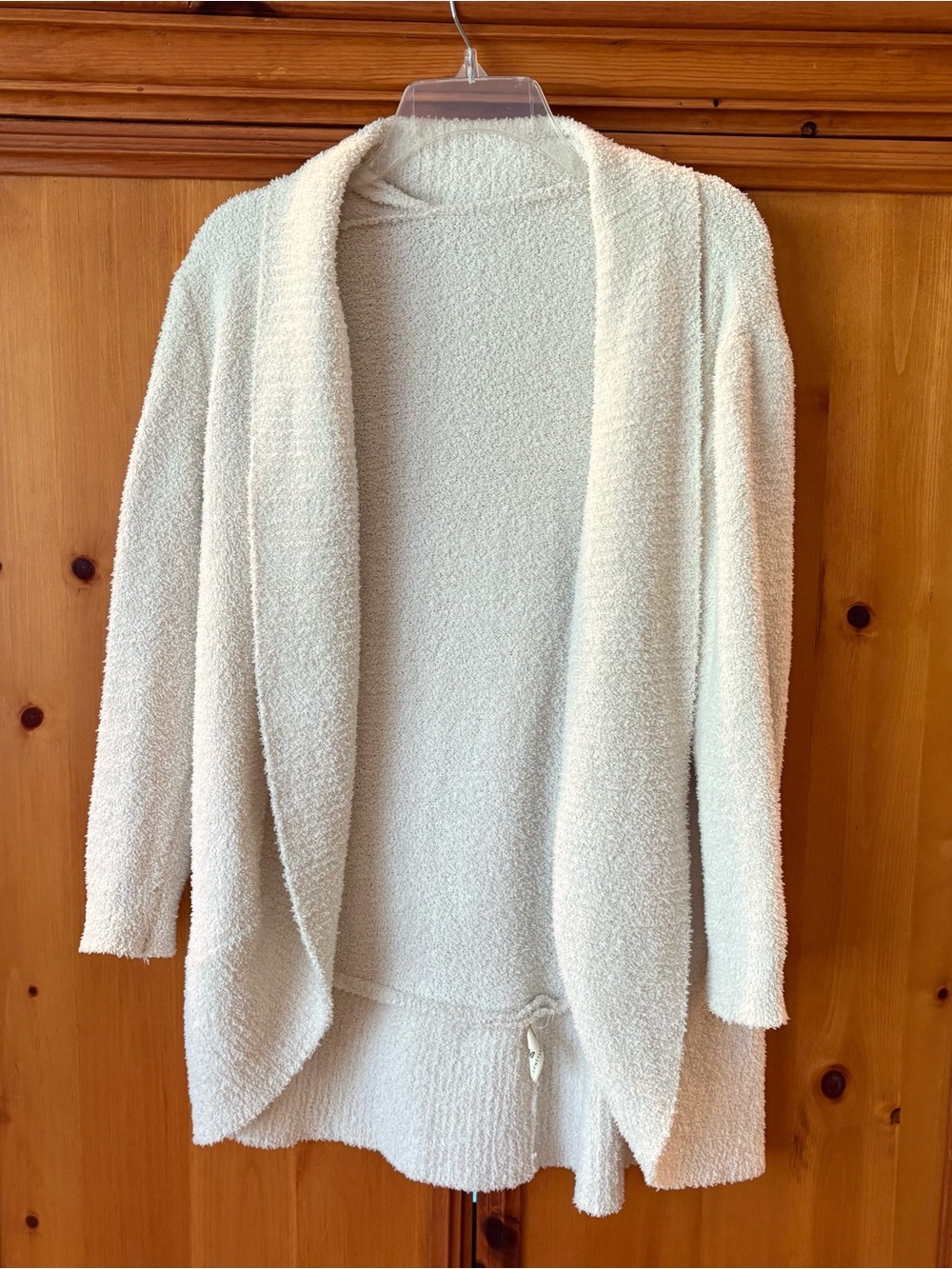 Boutique Cozyluxe Brand Open-Front Women’s Sweater Cardigan in Cream